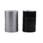 Set of 6 Heavy-Duty Duct Tape Rolls - 3 Black - 3 Grey