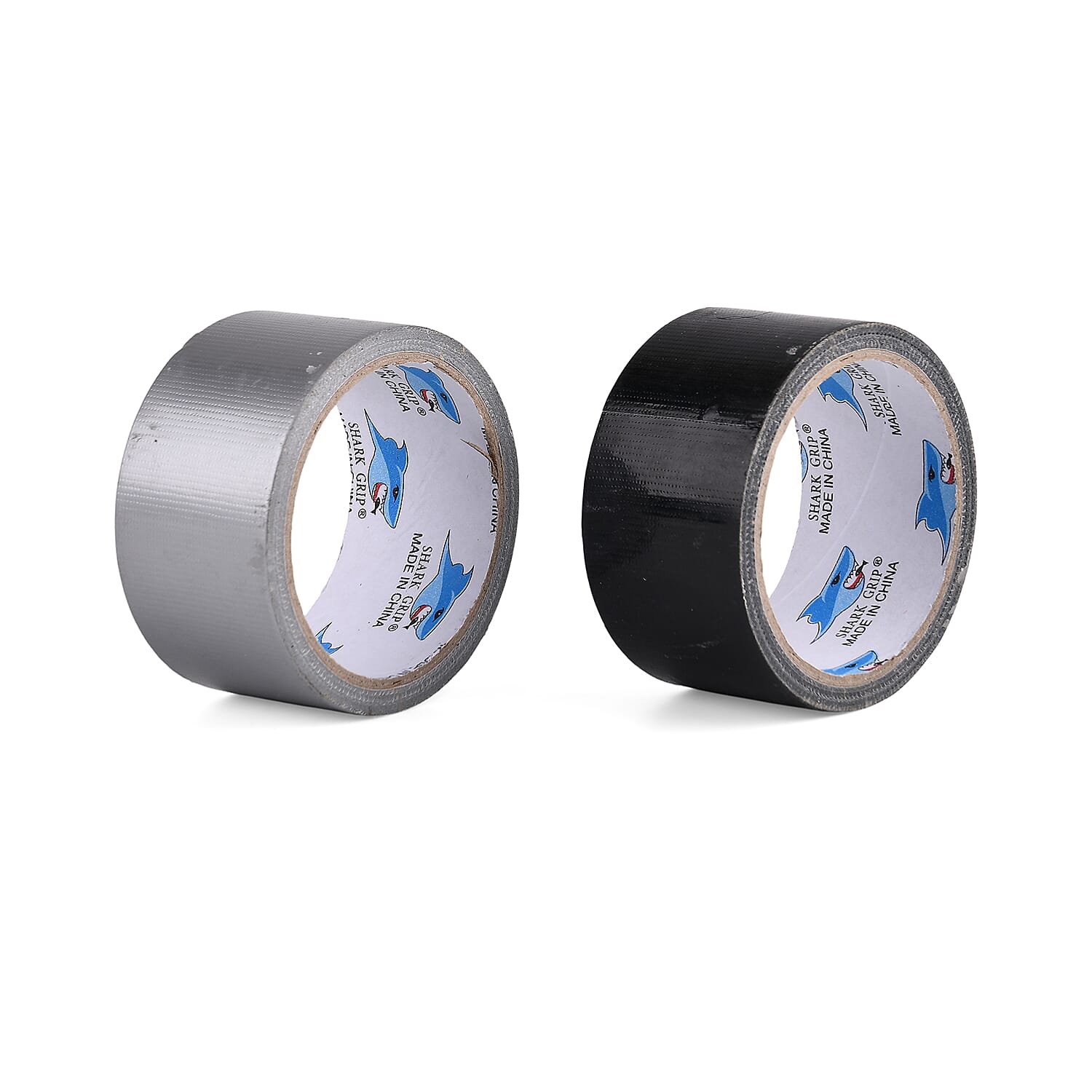 Set of 6 Heavy-Duty Duct Tape Rolls - 3 Black - 3 Grey