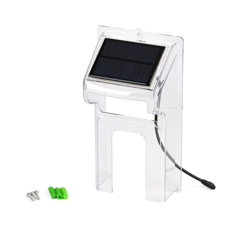 Solar-Powered Transparent Rain Cover - Weatherproof Protective Enclosure