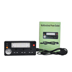 Multifunctional Power Strip with 3x 3 Pin Plug Sockets, 2x Usb Sockets, 3x Light Modes, Acts as a Power Bank with Rechargable Batteries, 1.5M Lead