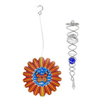 Hanging Magic Kinetic Sculpture Butterfly Wind Spinner - Multicolor