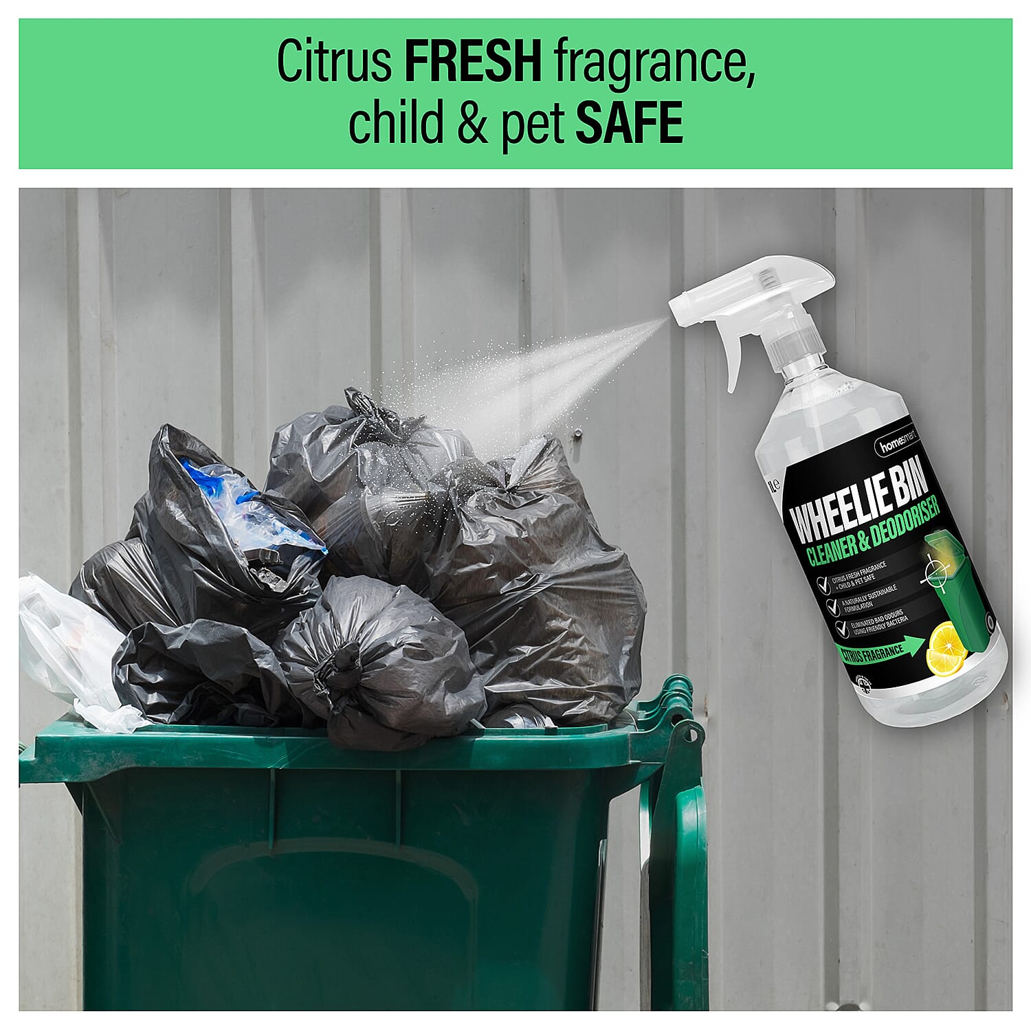 Home Smart Happy Bin Cleaner-Deodoriser - 500ml