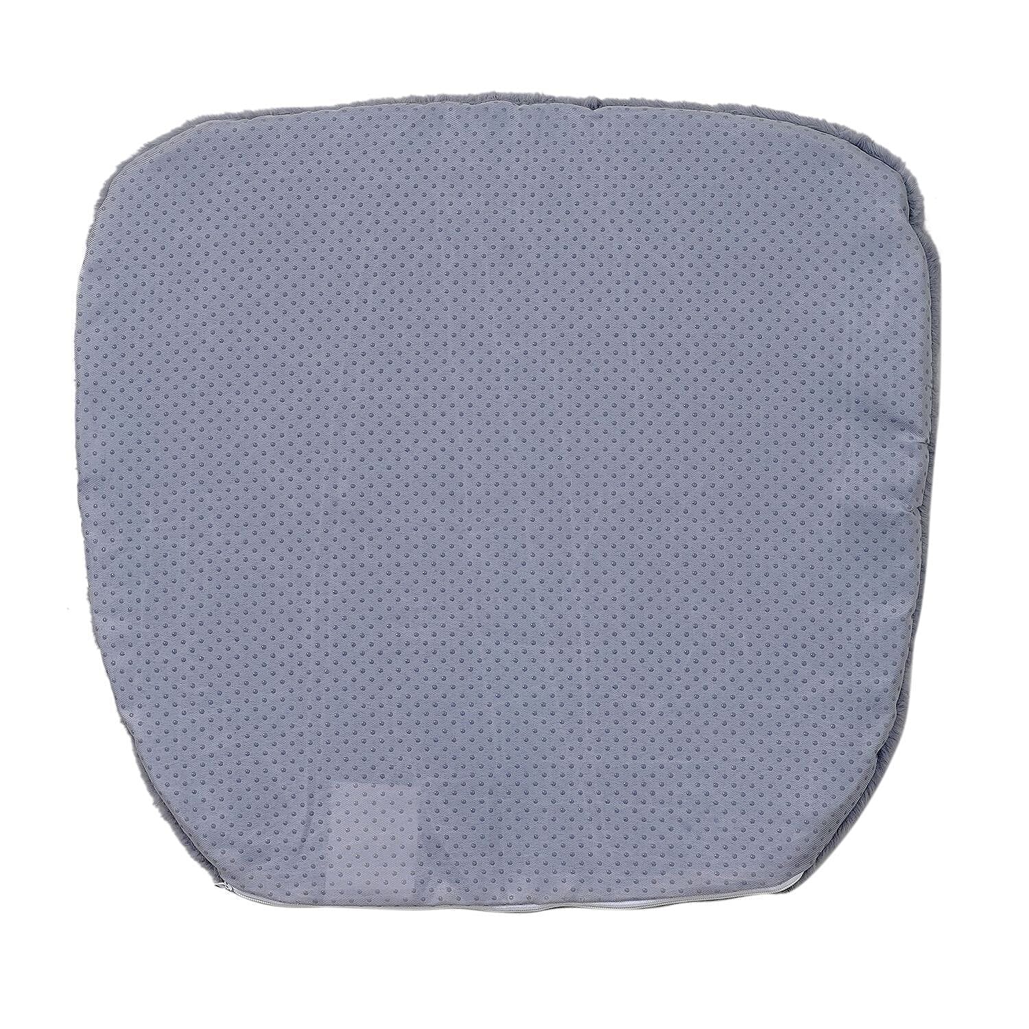 Sherpa Lined Heat Cushion with Gel Honeycomb Filling - USB Cable (Size 48x45 Cm)