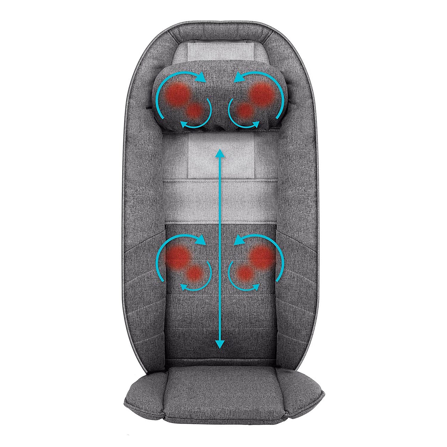 Closeout Deal - Homedics Total Recline Shiatsu Back Massage Chair with Deep Heat