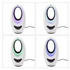 Biggest TV Offer - Energy Efficient 2-In-1 Cooling Fan and Bladeless Heater With Optional Ambient Lights & Remote