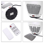Biggest TV Offer - Energy Efficient 2-In-1 Cooling Fan and Bladeless Heater With Optional Ambient Lights & Remote