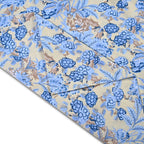 Homesmart 3-Piece Printed Duvet Set with Pillow Covers & Storage Bag (Size King) - Yellow & Blue