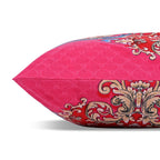 Homesmart 3-Piece Printed Duvet Set with Pillow Covers & Storage Bag (Size King) - Fushia