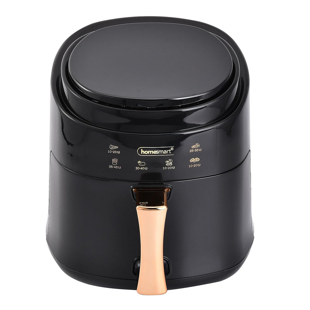 Digital Air Fryer, Air Fry, Roast, Reheat - Uses little to no oil, 8L, 10 Presets, (Size 30x26x25 cm) - Black (1400wts)