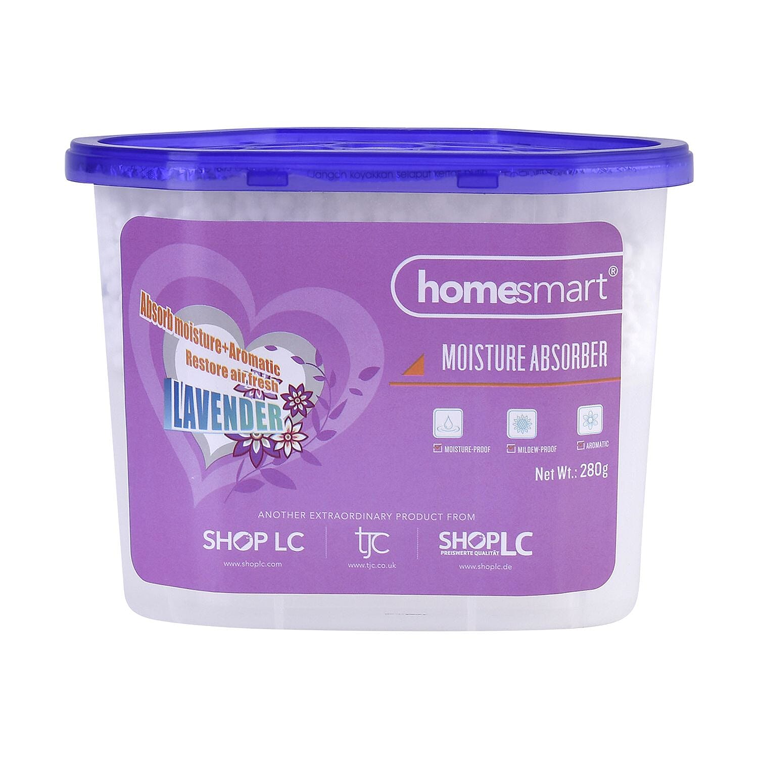 Set of 10 Lavender Fragranced Dehumidifiers - Prevent Mould Growth And Mildew - Absorbs Moisture