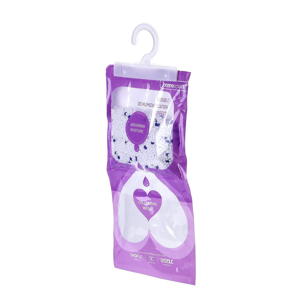 Set of 10 Lavender Dehumidifier Hanging Bags- Prevent Mould Growth And Mildew - Absorbs Moisture