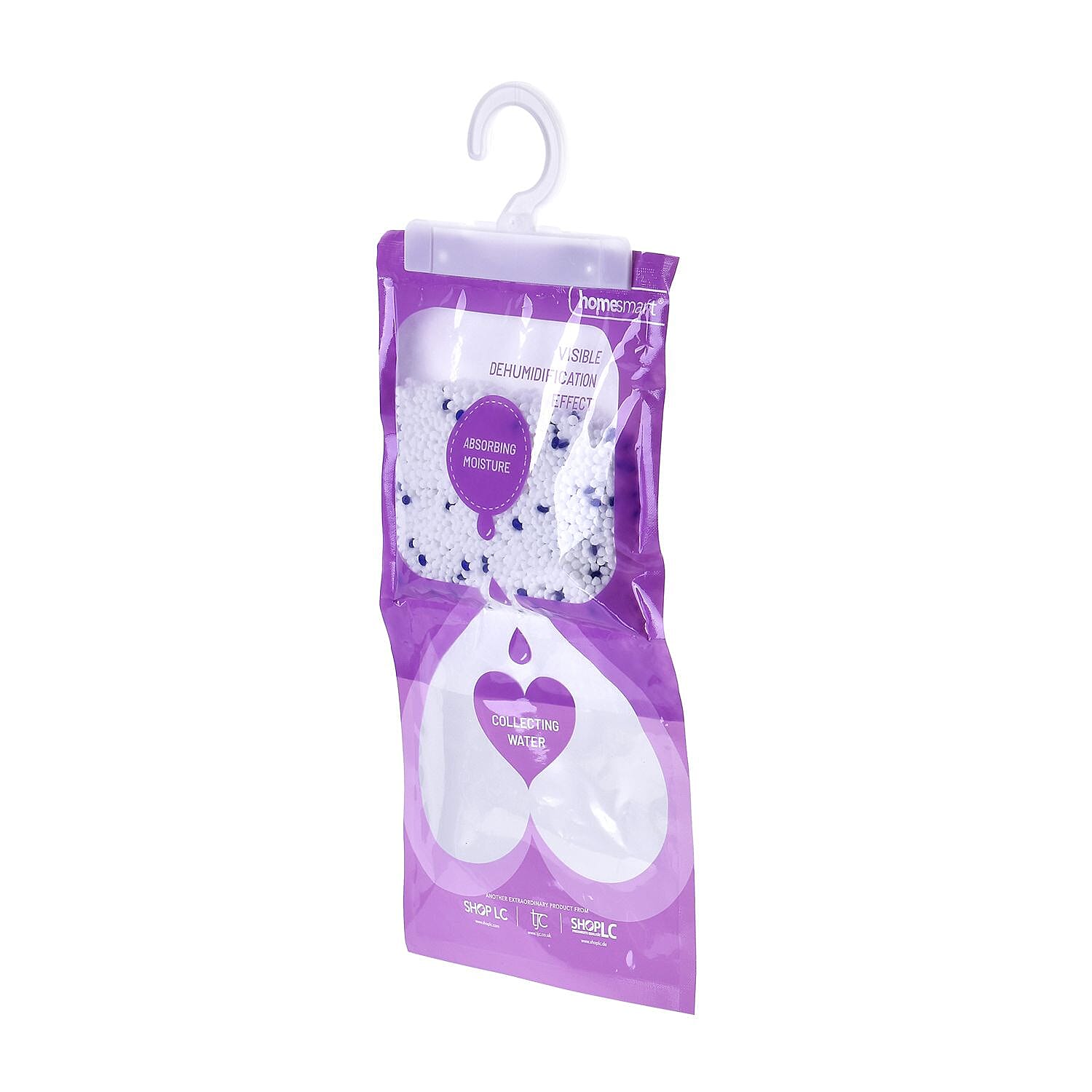 Set of 5 - Homesmart Hanging Dehumidifier Bag - Lavender
