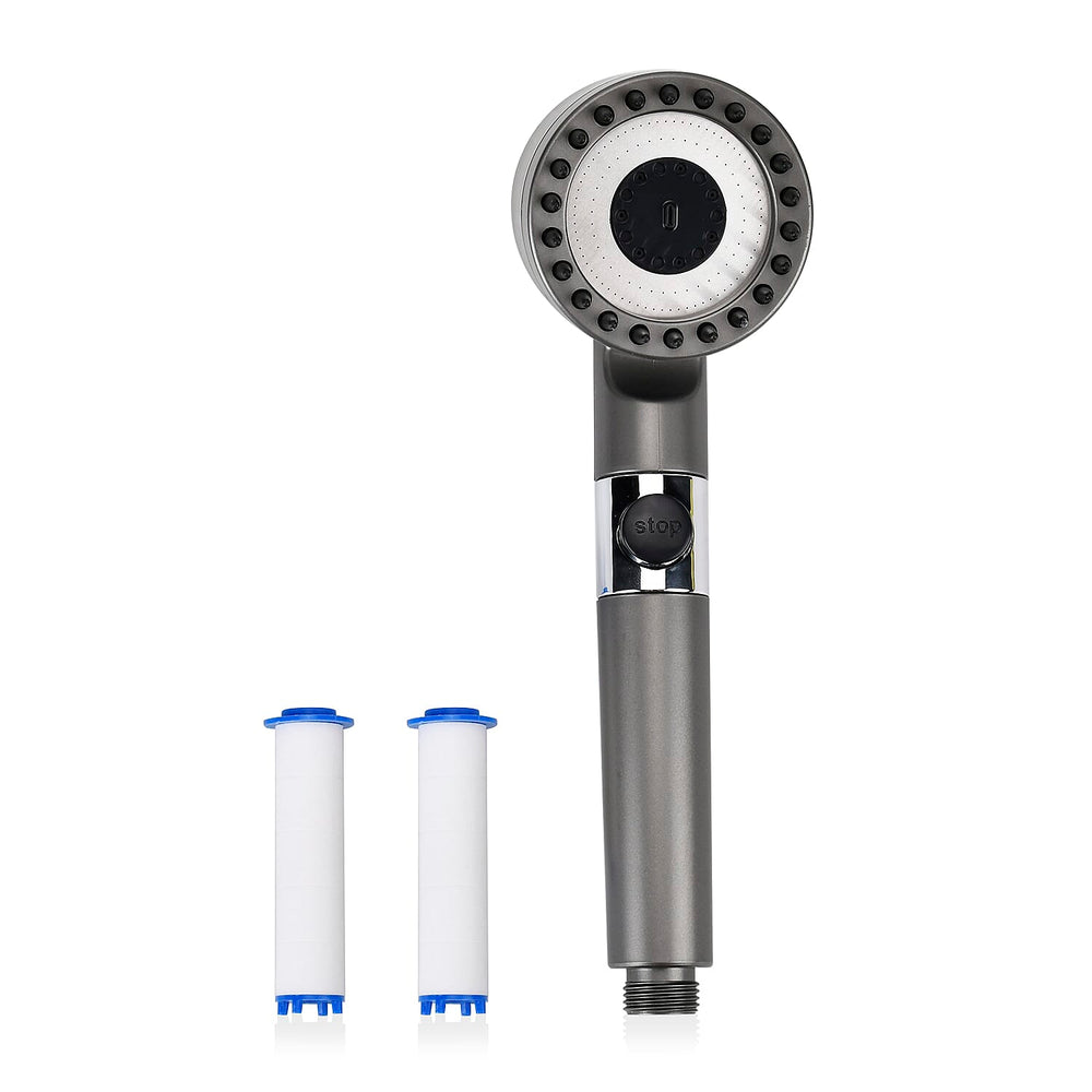 Homesmart Spa Shower Head with 3 Water Flow Settings (2 Extra Filters Inc.)