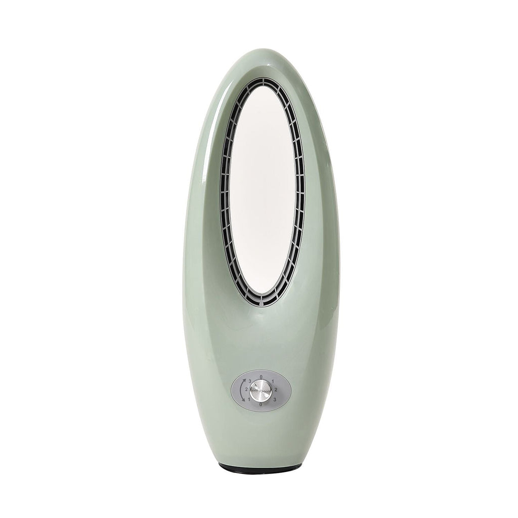 45W Bladeless Fan with 3 Wind Speeds & Oscillation (Energy Cost 1p per hour) Green