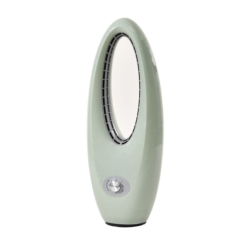 45W Bladeless Fan with 3 Wind Speeds & Oscillation (Energy Cost 1p per hour) Green