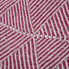 Hush Heaven 100% Soft Cotton Triangle Weaved Throw Blanket (200x150cm) - Dark Pink