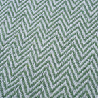 Hush Heaven 100% Soft Cotton Chevron Weaved Throw Blanket (200x150cm) - Sage Green