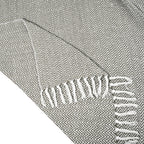 Hush Heaven 100% Soft Cotton Chevron Weaved Throw Blanket (200x150cm) - Taupe