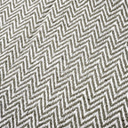 Hush Heaven 100% Soft Cotton Chevron Weaved Throw Blanket (200x150cm) - Taupe