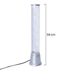 Sensory Bubble Lamp with Floating Fish Freestanding Mood Relaxing Decorative Therapeutic Light 60 Cms