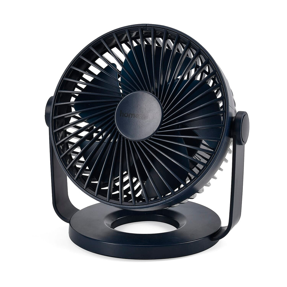 Homesmart Portable USB Table Fan with 1200mAh Battery - Dark Blue