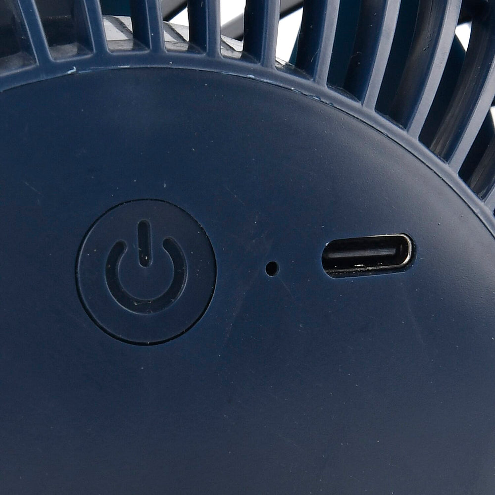 Homesmart Portable USB Table Fan with 1200mAh Battery - Dark Blue