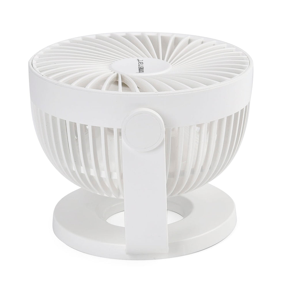 Homesmart Portable USB Table Fan with 1200mAh Battery - White