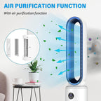 Homesmart 3 Wind Speeds Bladeless Fan with Remote Control (Power 55W) - Blue & White