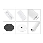 Energy Effiicient Low Noise Super Powerful Air Circulation Fan with Remote Control (35W) - White 88cm