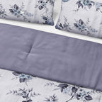 Boutique Bedding Collection - Lightweight Flower Design Comforter With 2 Pillowcases (Size King)