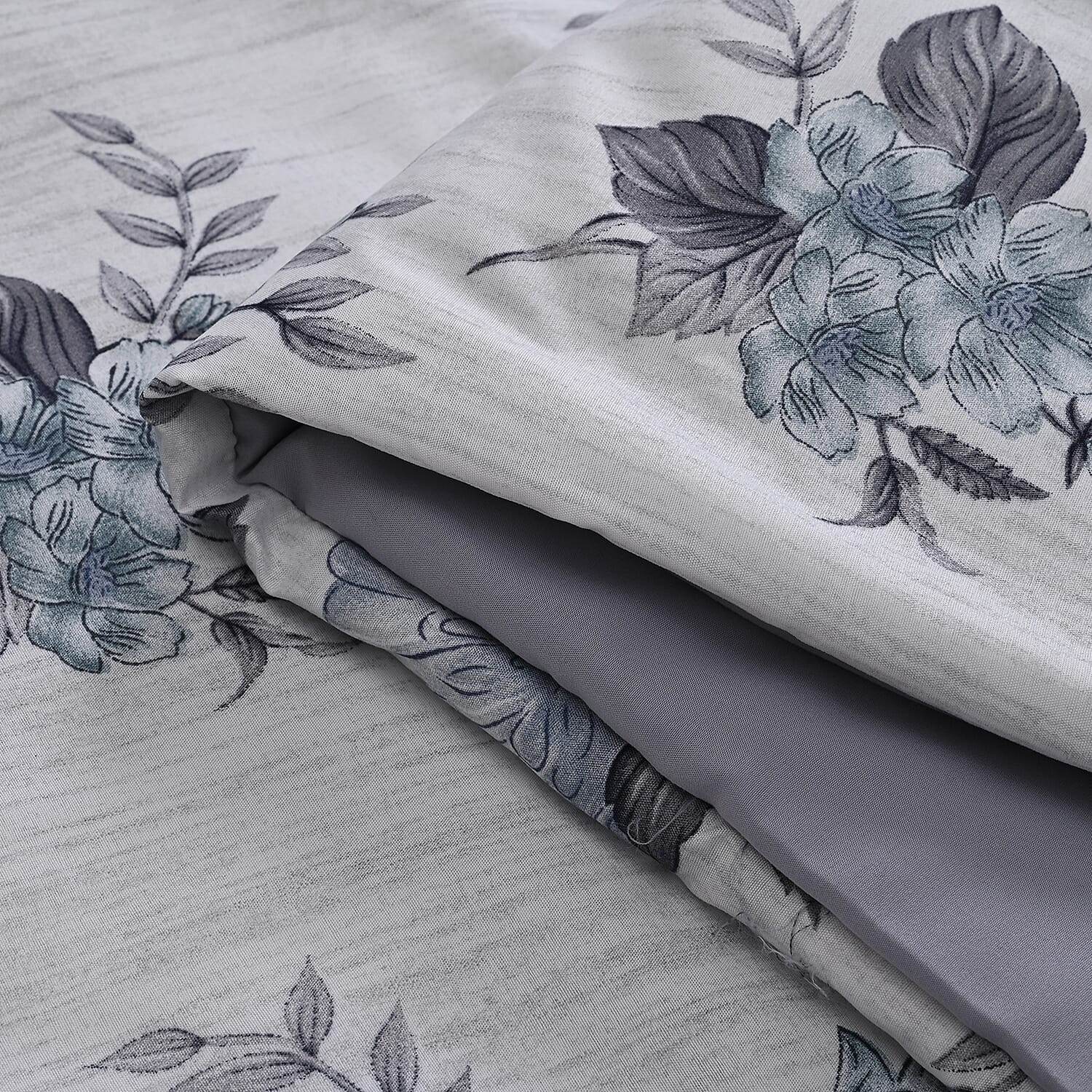 Boutique Bedding Collection - Lightweight Flower Design Comforter With 2 Pillowcases (Size King)