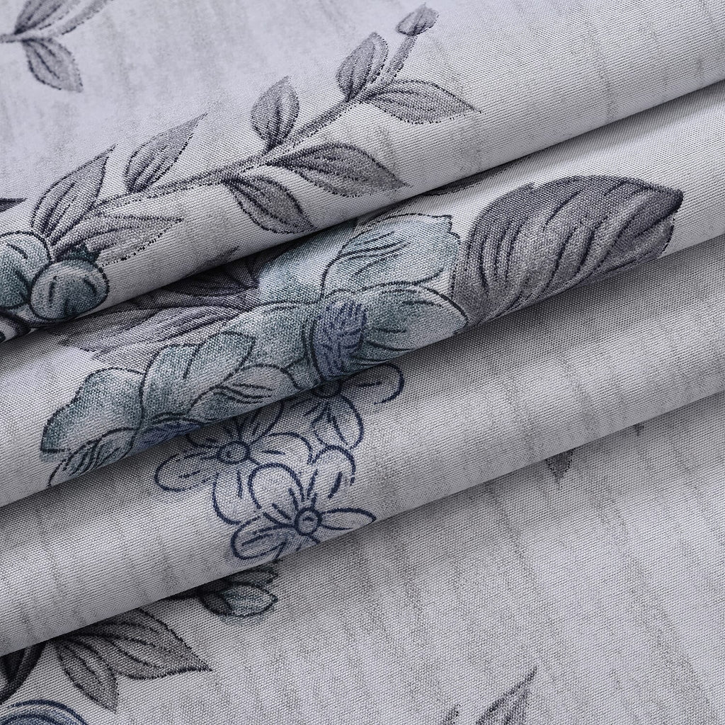 Boutique Bedding Collection - Lightweight Flower Design Comforter With 2 Pillowcases (Size King)