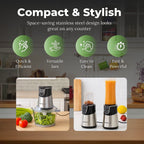 LAST IN STOCK - 4 in1 Blender, Chopper, Grinder (500w) - Black