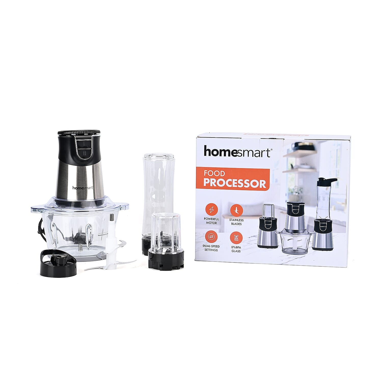LAST IN STOCK - 4 in1 Blender, Chopper, Grinder (500w) - Black