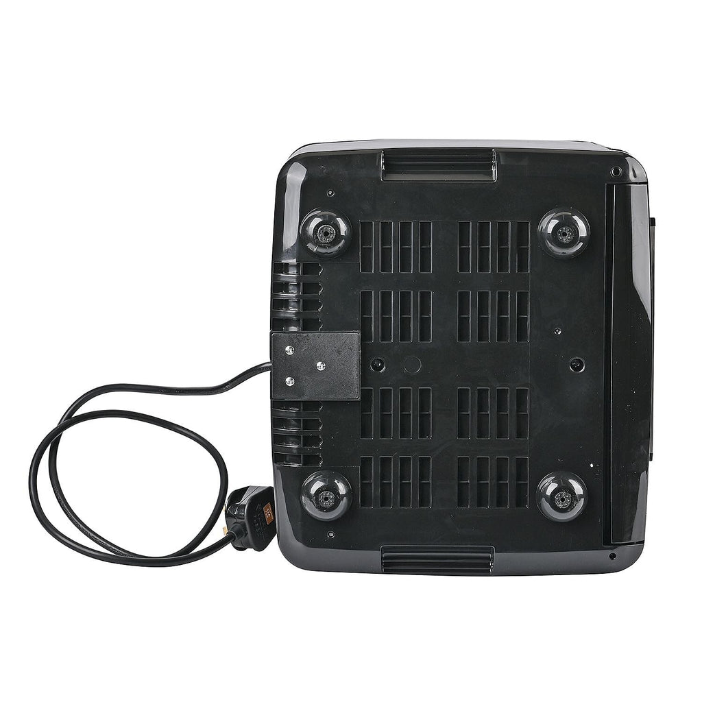 10 in 1 Combined Air Fryer with Rotisserie, Shelves And Rotating Barrell. Touch LED Display & 12L Capacity (Air Fry, Grill, Bake, Roast, Toast, Pizza) - Black