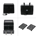 Homesmart Air fryer With Digital Touch Control LED Display, Dual Basket or One Large Basket, Sync or Seperate Cooking (8.5L, 1700W) - Black