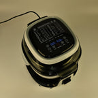 Homesmart 6L Rotating Air Fryer with LCD Display (1700W) - Black & White