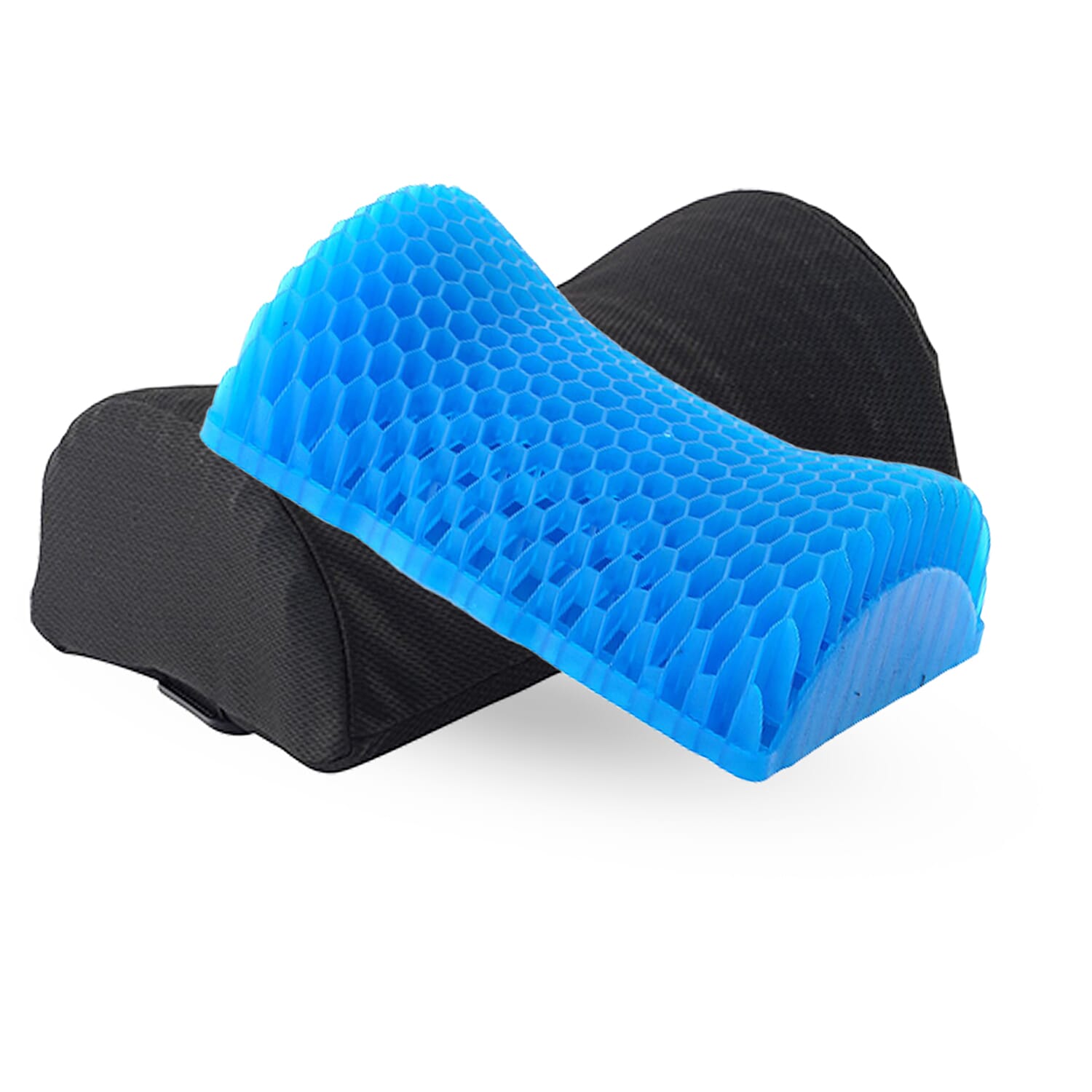 Homesmart Gel Back Support Pillow (Size S,26x16x9 cm) - Black