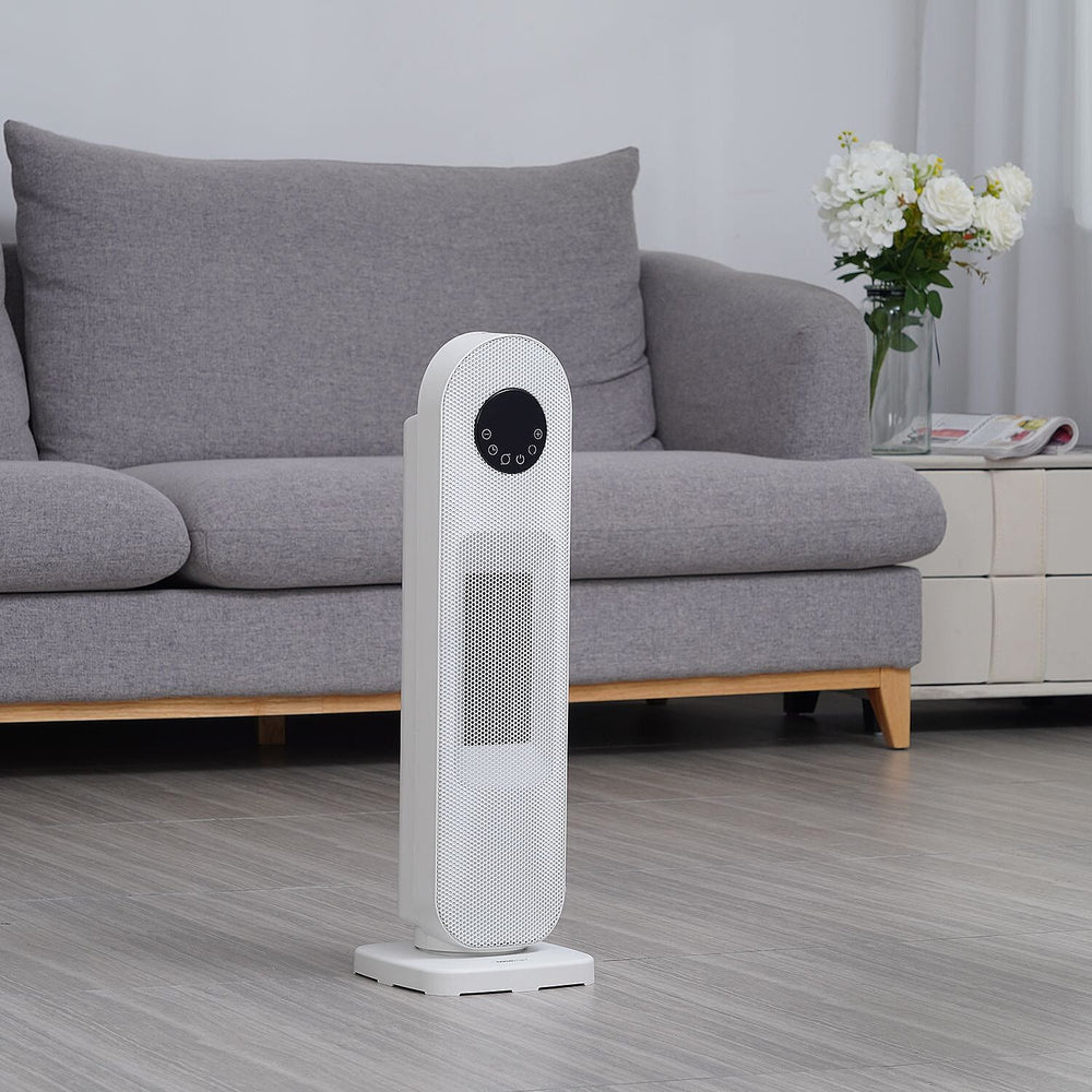 Homesmart Lightweight PTC Smart Heater with LCD Display and Remote- White