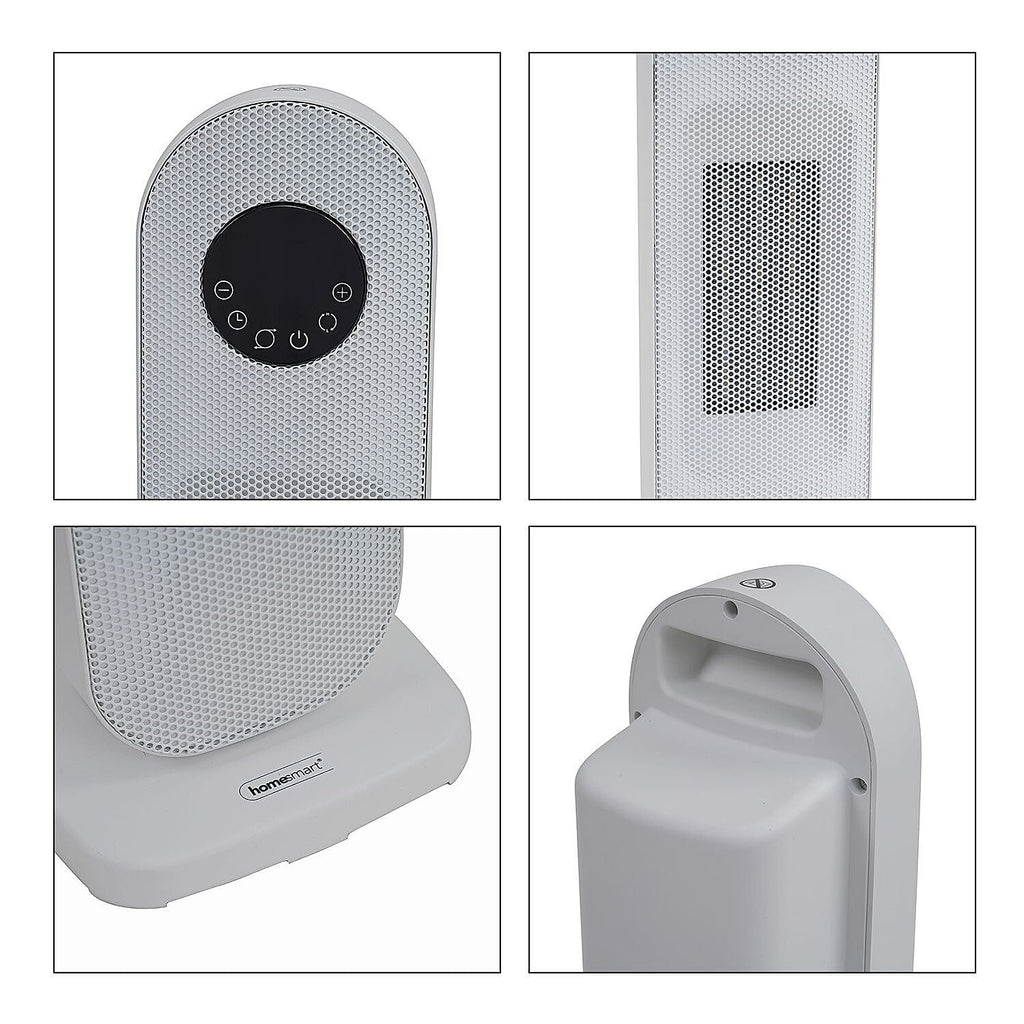Homesmart Lightweight PTC Smart Heater with LCD Display and Remote- White