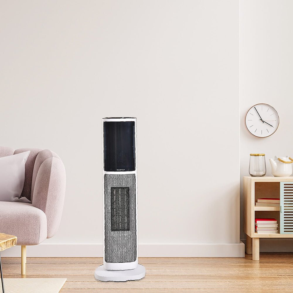 Lowest Ever Buy Opportunity - Energy Efficient Ceramic Heater With Fireplace, Remote Control- Heats upto 45 degrees With Safety Tip-Over Feature - 1400W-2000W
