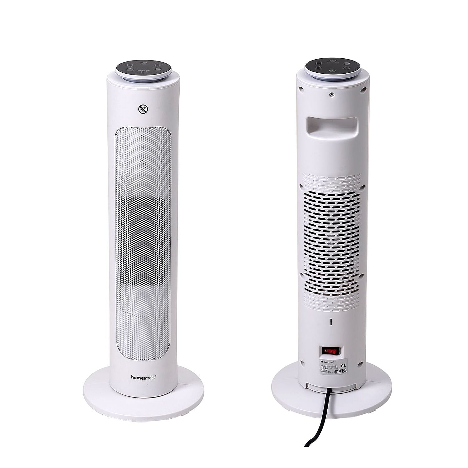 Homesmart Portable Remote Control Heater with 3 Mode Technology and 60 Degree Wide Angle Swing (1300-2000W) With Ambient Light
