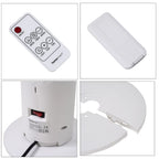 Homesmart Portable Remote Control Heater with 3 Mode Technology and 60 Degree Wide Angle Swing (1300-2000W) With Ambient Light