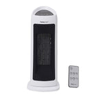 2 in 1 Fan Heater, Adjustable 15-40 Degrees, Timer, Overheat - Tip Over Protection with Remote