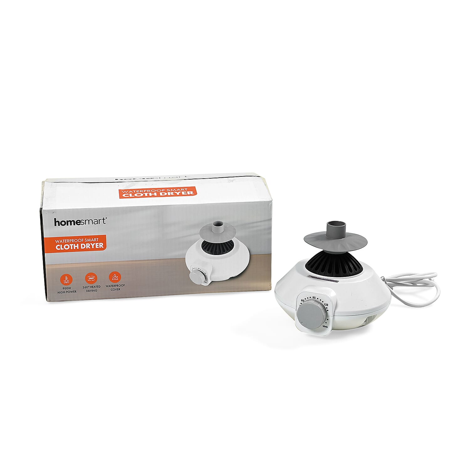 Homesmart Electric Clothes Dryer (Size 36x155 cm) - White
