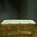 Homesmart Leaf Pattern Rectangle Table Cloth (Size 193x86 cm) - Light Green