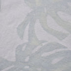 Homesmart Leaf Pattern Rectangle Table Cloth (Size 193x86 cm) - Light Green