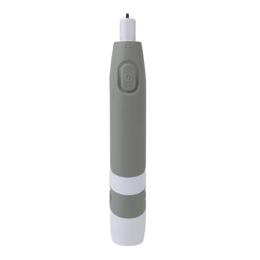Homesmart Multi-Purpose Electric Scrubber with 5 Different Brush Heads (4 x AA Battery Not Inc.) - Grey