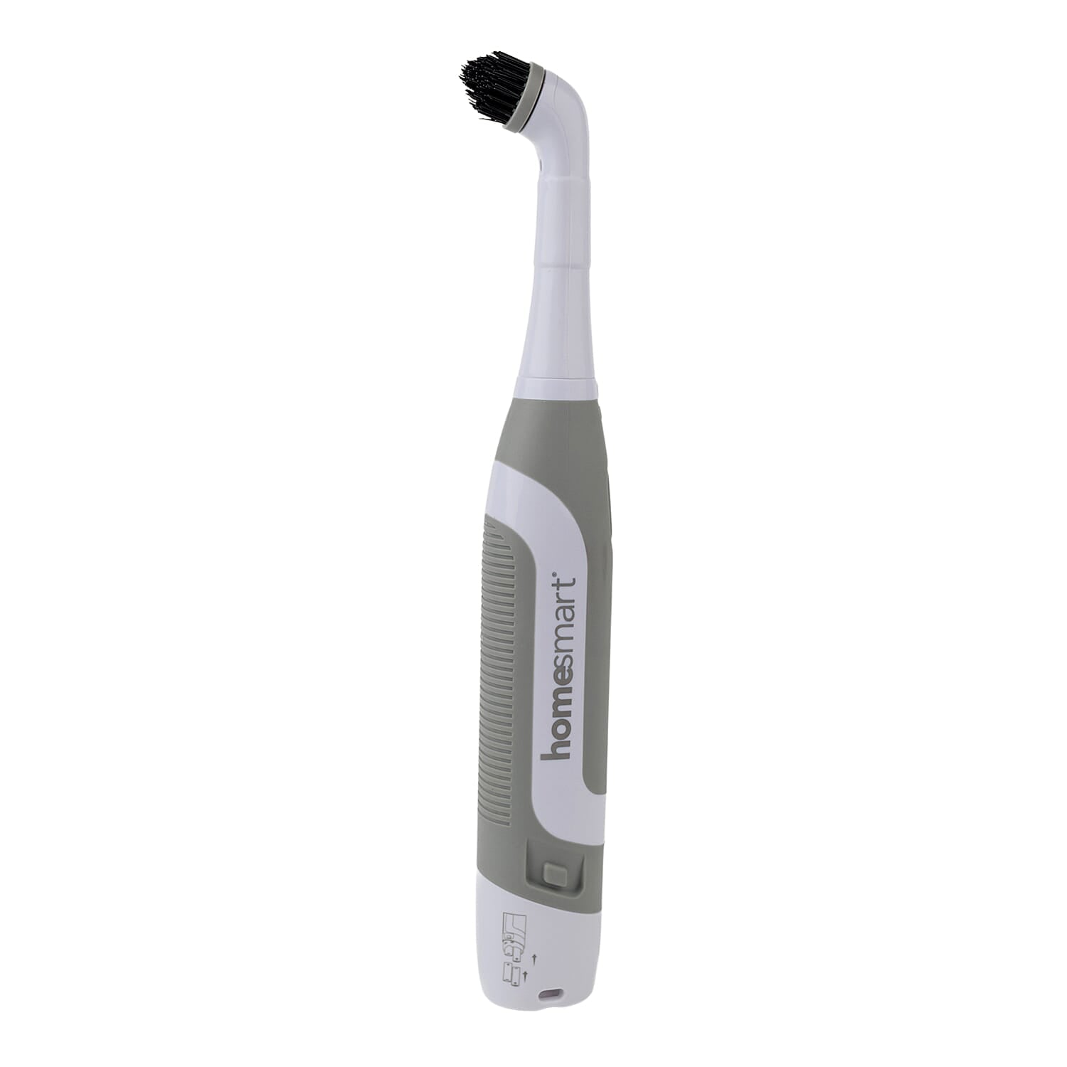 Homesmart Multi-Purpose Electric Scrubber with 5 Different Brush Heads (4 x AA Battery Not Inc.) - Grey