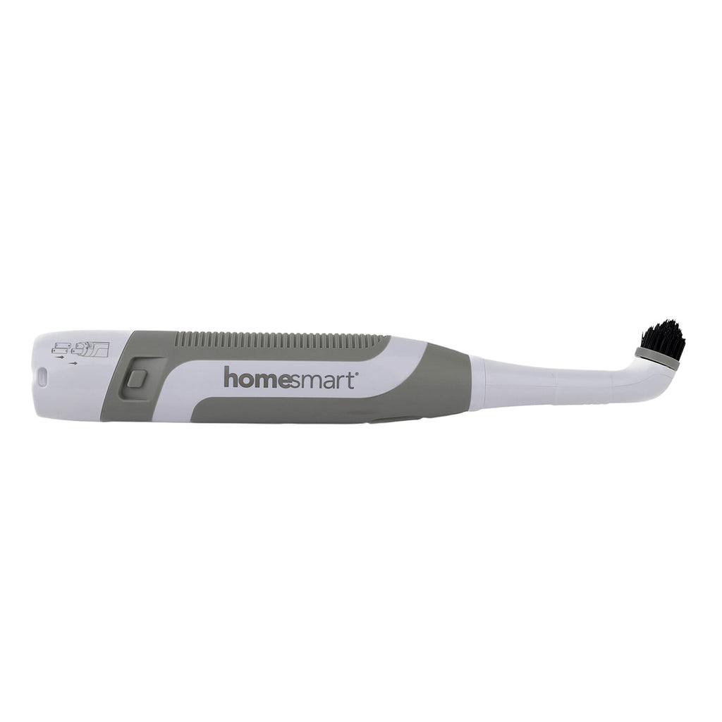 Homesmart Multi-Purpose Electric Scrubber with 5 Different Brush Heads (4 x AA Battery Not Inc.) - Grey